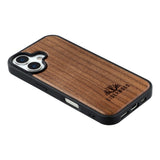 EIDERWOOD iPhone 17 Magnetic Wood Case - MagSafe Compatible - Walnut Tree