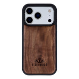 EIDERWOOD iPhone 17 Pro Magnetic Wood Case - MagSafe Compatible - Walnut Tree