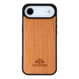 EIDERWOOD iPhone Air Magnetic Wood Case - MagSafe Compatible - Cherry Wood