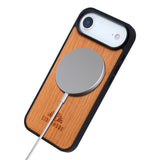 EIDERWOOD iPhone Air Magnetic Wood Case - MagSafe Compatible - Cherry Wood