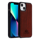 EIDERWOOD iPhone 14 / 13 Magnetic Wood Case - MagSafe Compatible - Rosewood