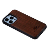 EIDERWOOD iPhone 13 Pro Magnetic Wood Case - MagSafe Compatible - Rosewood