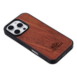 EIDERWOOD iPhone 16 Pro Magnetic Wood Case - MagSafe Compatible - Rosewood
