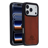 EIDERWOOD iPhone 17 Pro Max Magnetic Wood Case - MagSafe Compatible - Rosewood