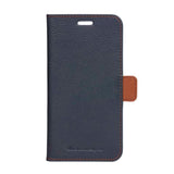 iPhone 11 Pro dbramante1928 Lynge 2-in-1 Genuine Leather Flip Case - Pebbled Blue