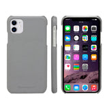 iPhone 11 dbramante1928 Lynge 2-in-1 Genuine Leather Flip Case - Pebbled Grey