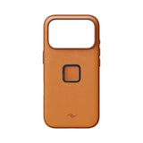 iPhone 18 Pro Peak Design Everyday Case - MagSafe Compatible - Amber Leather