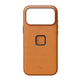 iPhone 18 Pro Max Peak Design Everyday Case - MagSafe Compatible - Amber Leather
