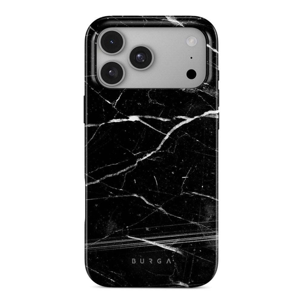 iPhone 18 Pro Burga Tough Fashion Case - MagSafe Compatible - Noir