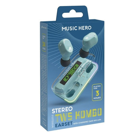 Music Hero True Wireless In-Ear Headphones - Blue