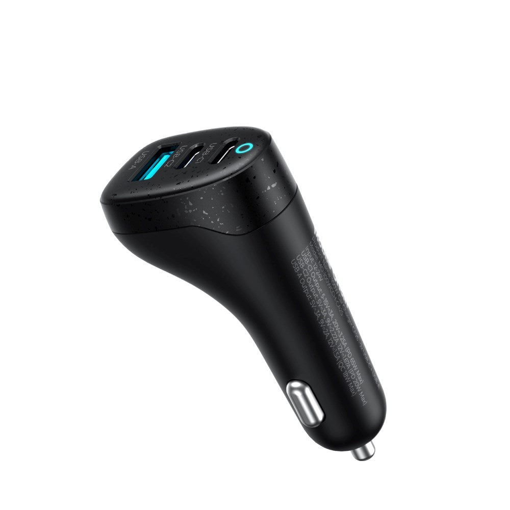 Car Charger Mobile Origin 100W with 2x USB-C + 1x USB-A - Black