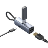 Mobile Origin 3-in-1 USB-C Hub - USB-A / USB-C / HDMI - Grey