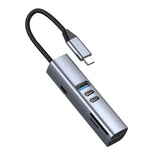 Mobile Origin 7-in-1 USB-C Hub - USB-A / USB-C / HDMI / TF & SD Card - Grey