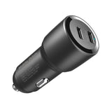 Car Charger Mobile Origin 60W with 2x USB-C - Black