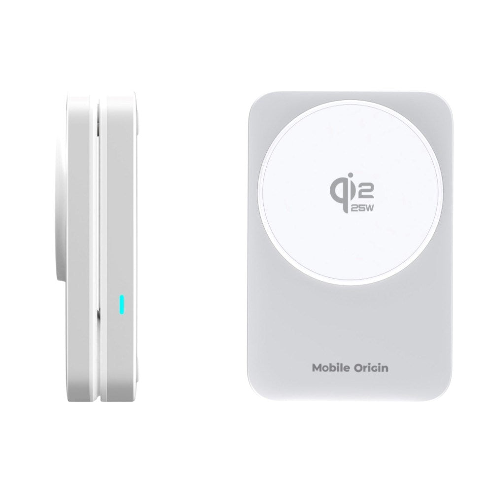 3-in-1 Qi2 Foldable Wireless Charger Mobile Origin - Phone, Apple Watch & Earphones - Silver