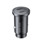 Car Charger Mobile Origin 30W with 2x USB-C - Black