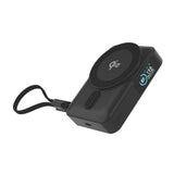 Mobile Origin 10,000mAh Powerbank with Wireless Charging / Built-in USB-C Cable - MagSafe / Qi2 Compatible - Black