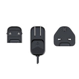 6-in-1 Travel Adapter for EU/UK/US Mobile Origin - 3x USB-C + 3x USB-A – Black