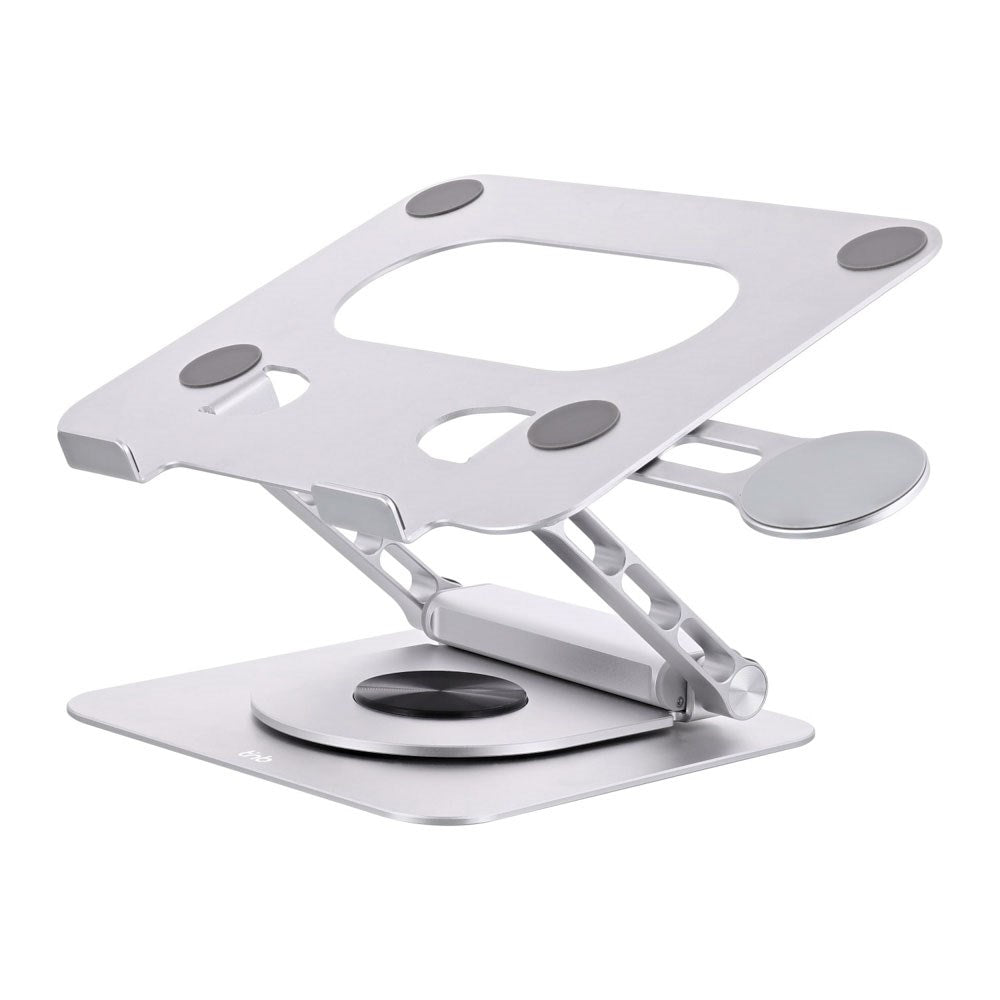 T'NB Rotatable Laptop Stand with MagSafe Phone Holder & Detachable 6-in-1 Hub - Silver