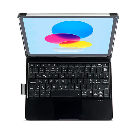 iPad 10.9" (2024/2022) Xceed CoverKey Wireless Keyboard w. Case (XCCK08SCBLK) - Nordic layout - Black