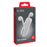 SBS Nu Blade True Wireless In-Ear Bluetooth Headphones - White