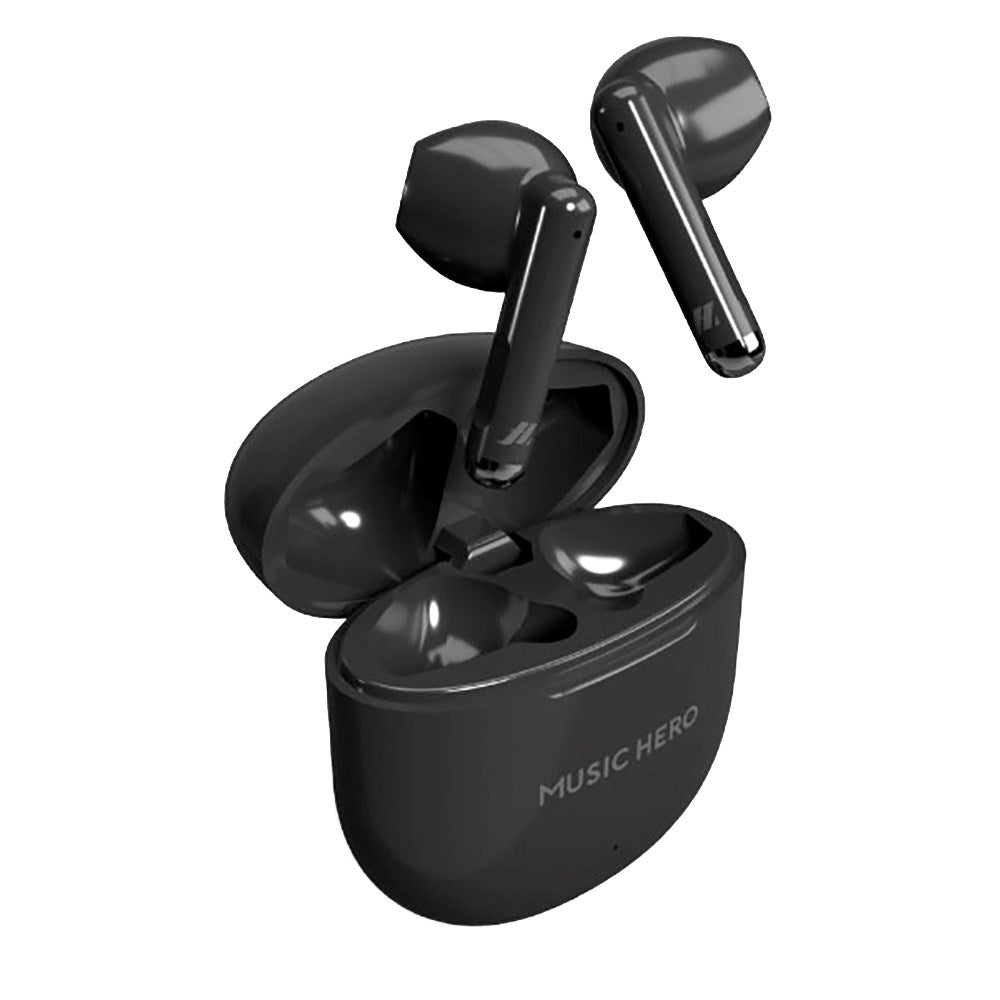 MUSIC HERO Nubox True Wireless In-Ear Høretelefoner - Black