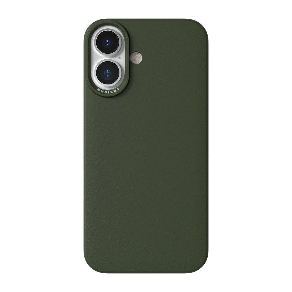 Nudient Thin Case iPhone 16 Case - MagSafe Compatible - Pine Green