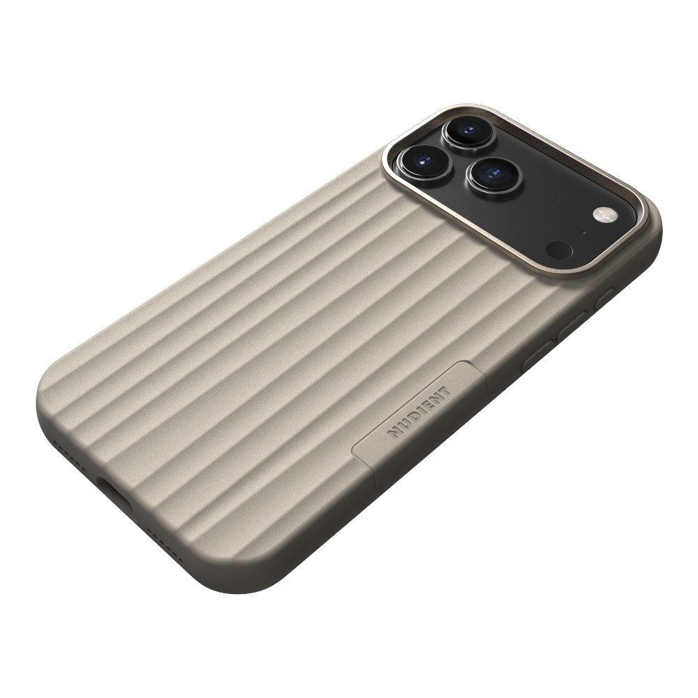 iPhone 18 Pro Max / 17 Pro Max Nudient Bold Case - MagSafe Compatible - Linen Beige