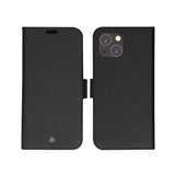 iPhone 14 Plus dbramante1928 New York 2-in-1 Genuine Leather Flip Case - Night Black