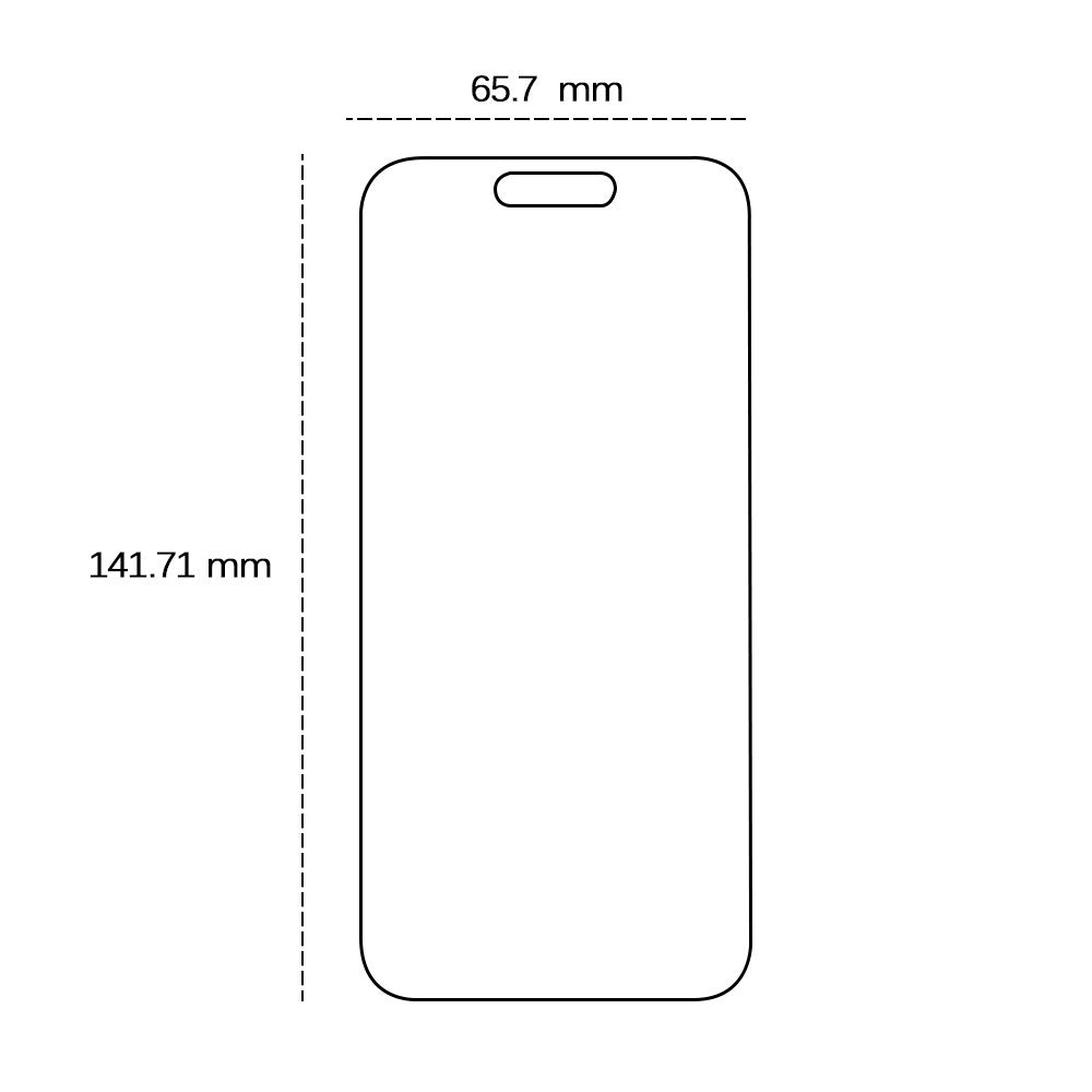 iPhone 16 / 15 TFO Screen Protector - Transparent