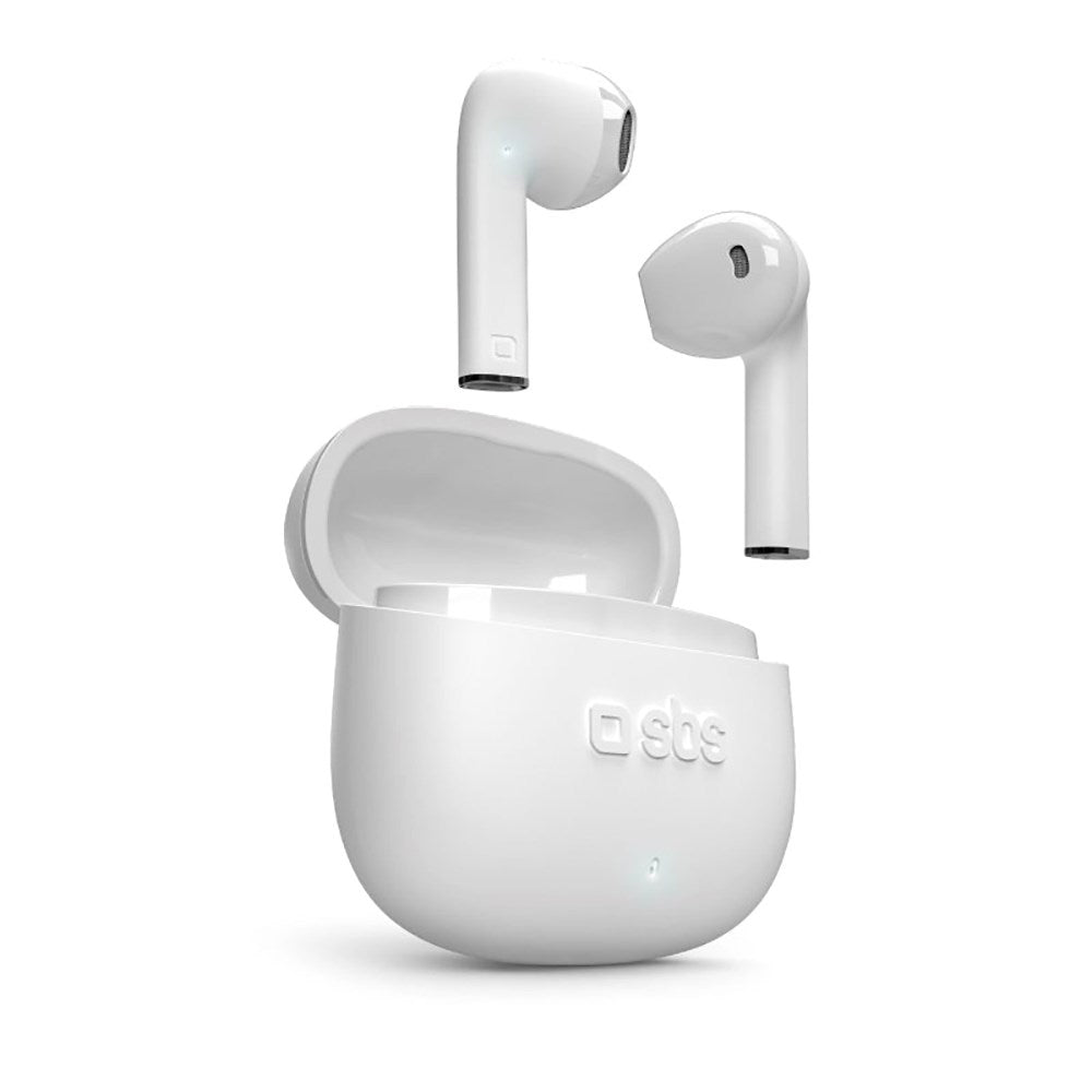 SBS One Color True Wireless In-Ear Headphones - White