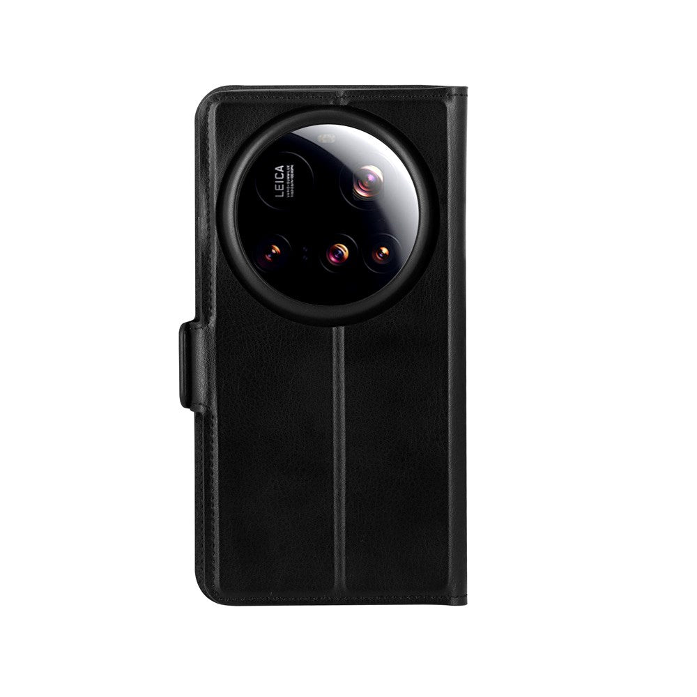 Xiaomi 15 Ultra dbramante1928 Oslo Pro Slim Recycled Plastic Flip Case with Card Holder - Black