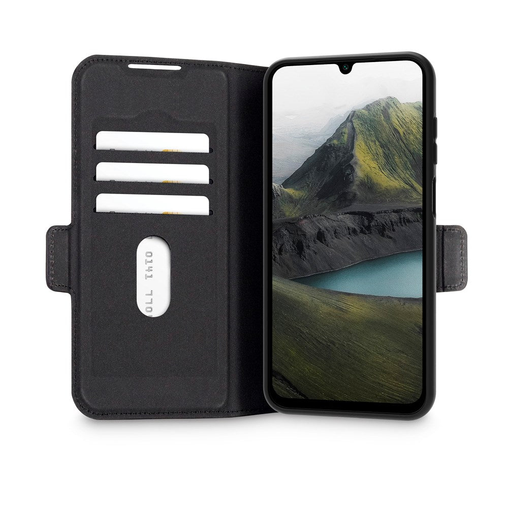 Samsung Galaxy A26 (5G) dbramante1928 Oslo Pro Slim Recycled Plastic Flip Case with Card Holder - Black