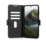 Samsung Galaxy A36 (5G) dbramante1928 Oslo Pro Slim Recycled Plastic Flip Case with Card Holder - Black