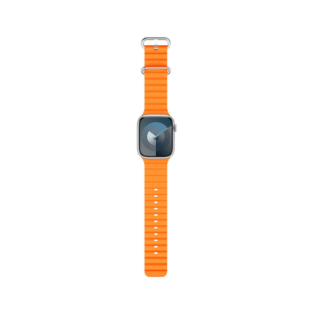 Apple Watch (42/44/SE/45/46/49mm) Epico Ocean Silicone Strap - Orange