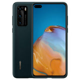 Original Huawei P40 PU Case - Black w. Green Cutter