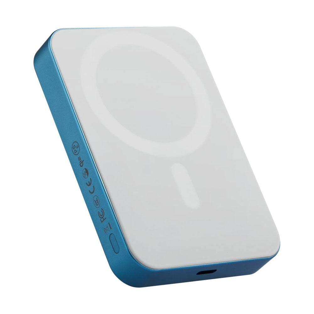 PITAKA Qi2 Aramid Fiber PowerBank 10.000 mAh – MagSafe Compatible – Lucid Blue