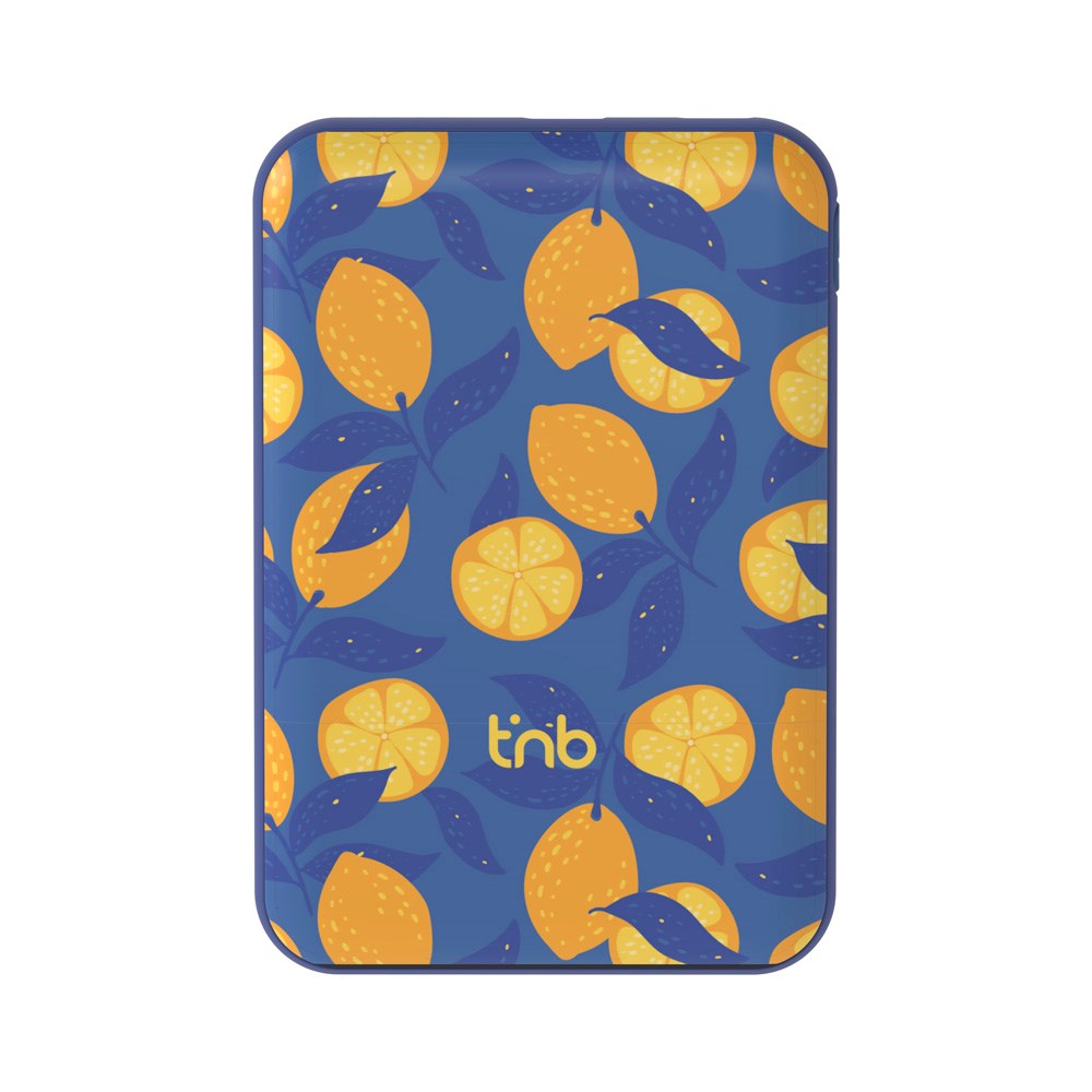 T'NB PowerBank 5000 mAh - MagSafe Compatible - Lemon