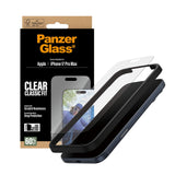 PanzerGlass iPhone 17 Pro Max Screen Protector Glass with EasyAligner - Classic Fit - Transparent
