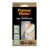PanzerGlass Google Pixel 10 / 10 Pro / 9 / 9 Pro Screen Protector Glass - Classic Fit - Transparent