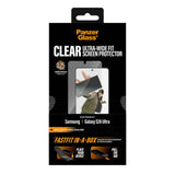 Samsung Galaxy S26 Ultra PanzerGlass Screen Protector Glass with FastFit In-A-Box - Ultra Wide Fit - Transparent
