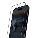 PanzerGlass iPhone Air Stealth Screen Protection - Ultra-Wide Fit - Transparent / Black Edge