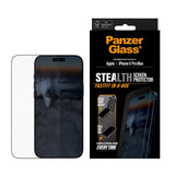 PanzerGlass iPhone 17 Pro Max Stealth Screen Protection - Ultra-Wide Fit - Transparent / Black Edge