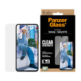 Samsung Galaxy A37 PanzerGlass Screen Protector Glass - Ultra Wide Fit with EasyAligner - Transparent