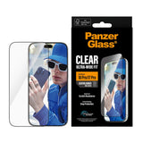 iPhone 18 Pro / 17 Pro PanzerGlass Screen Protector Glass - Ultra Wide Fit with EasyAligner - Transparent