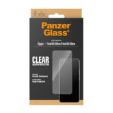 OPPO Find X9 Ultra PanzerGlass Screen Protector Glass - Ultra Wide Fit with EasyAligner - Transparent
