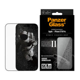 PanzerGlass iPhone 17 / 16 Pro Ceramic Screen Protection with EasyAligner - Ultra Wide Fit - Transparent