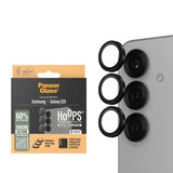 Samsung Galaxy S25 PanzerGlass Hoops - Camera Protection - Transparent / Black