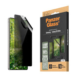 Samsung Galaxy S25 Ultra PanzerGlass Eco Matrix 4-Way Privacy Screen Protector Ultra Wide Fit - Aligner Kit - Platinum Strength - Transparent