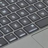 Philbert MacBook Pro 14/16" M1/M2 (2021-2023) Keyboard Case with Nordic Keyboard - Transparent / Black